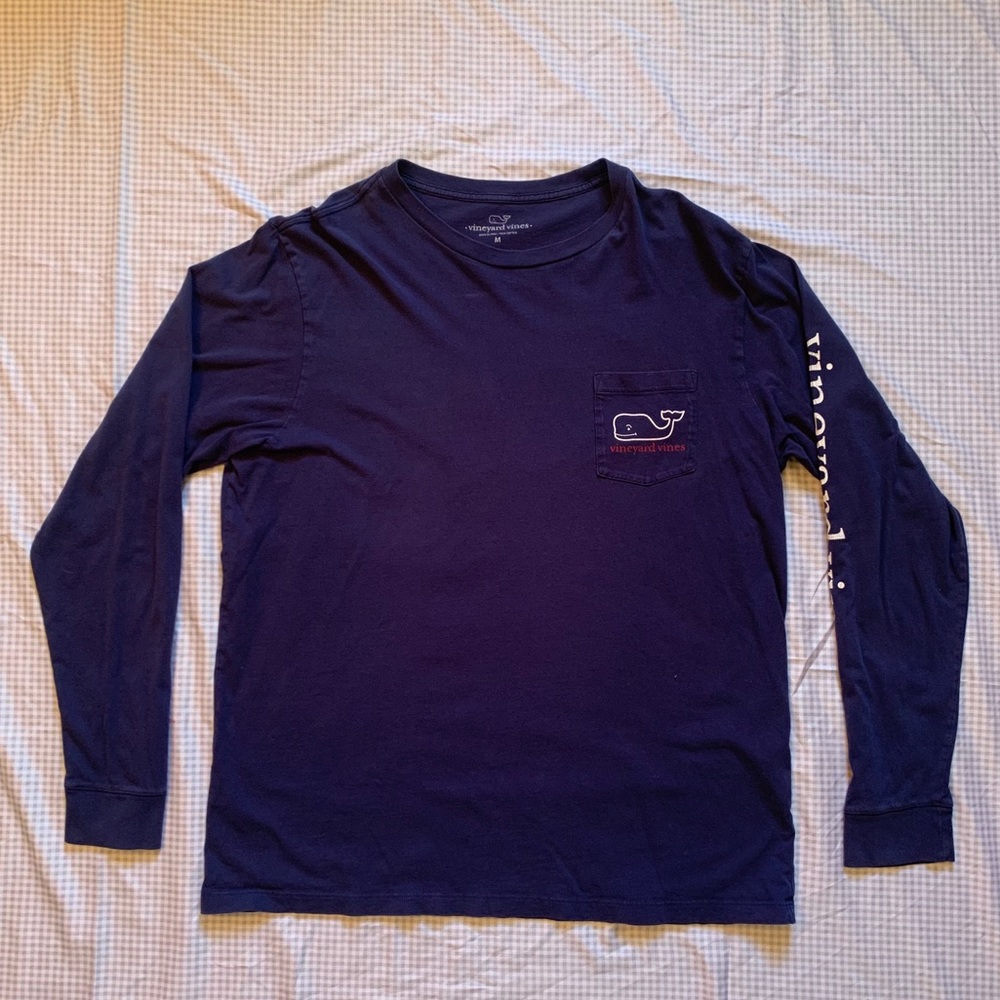 Long Sleeve Vineyard Vine Holiday T-Shirt